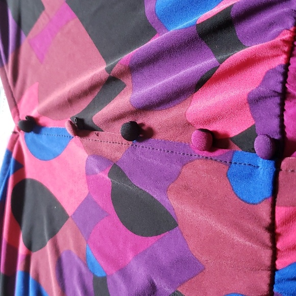 Torrid Studo Knit Flutter Sleeve Multi Heart Mini Dress - Picture 8 of 10